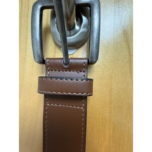 Mens Brown Leather Belt King Size 56/58 Heavy Duty 62" Long